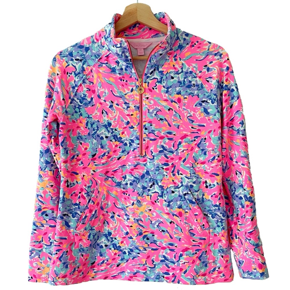 Lilly Pulitzer Popover Coco Coral Crab with tag